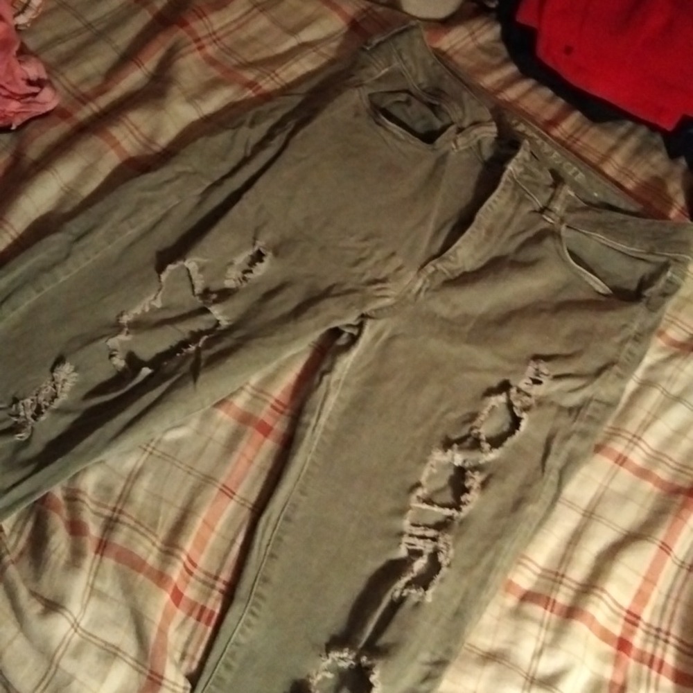 Jeans by American eagle super stretch x the size is a 12